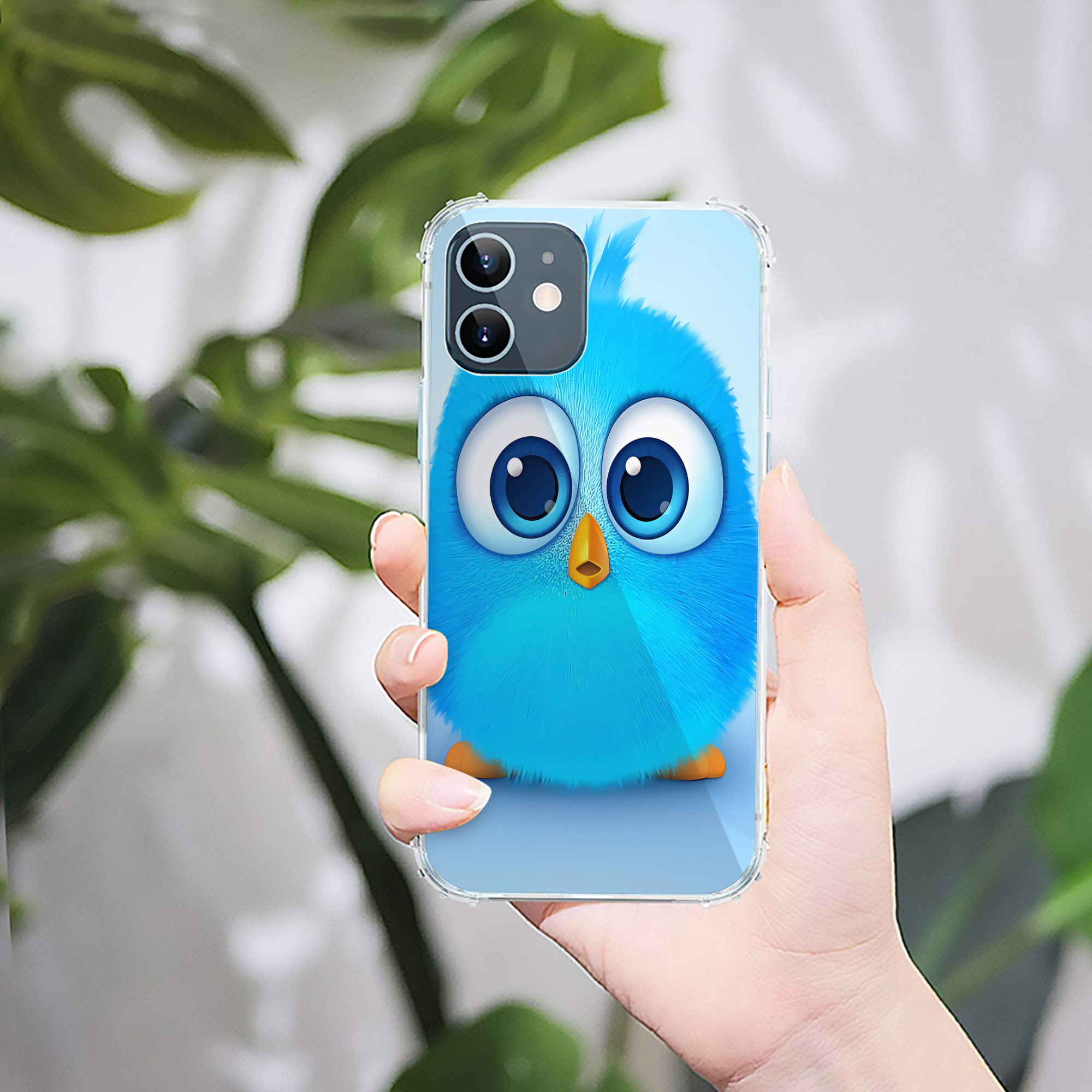 （画像用） Angry Birds アングリーバード 【iPhone 12シリーズ対応】透明スマホケース（クリアソフトケース）
